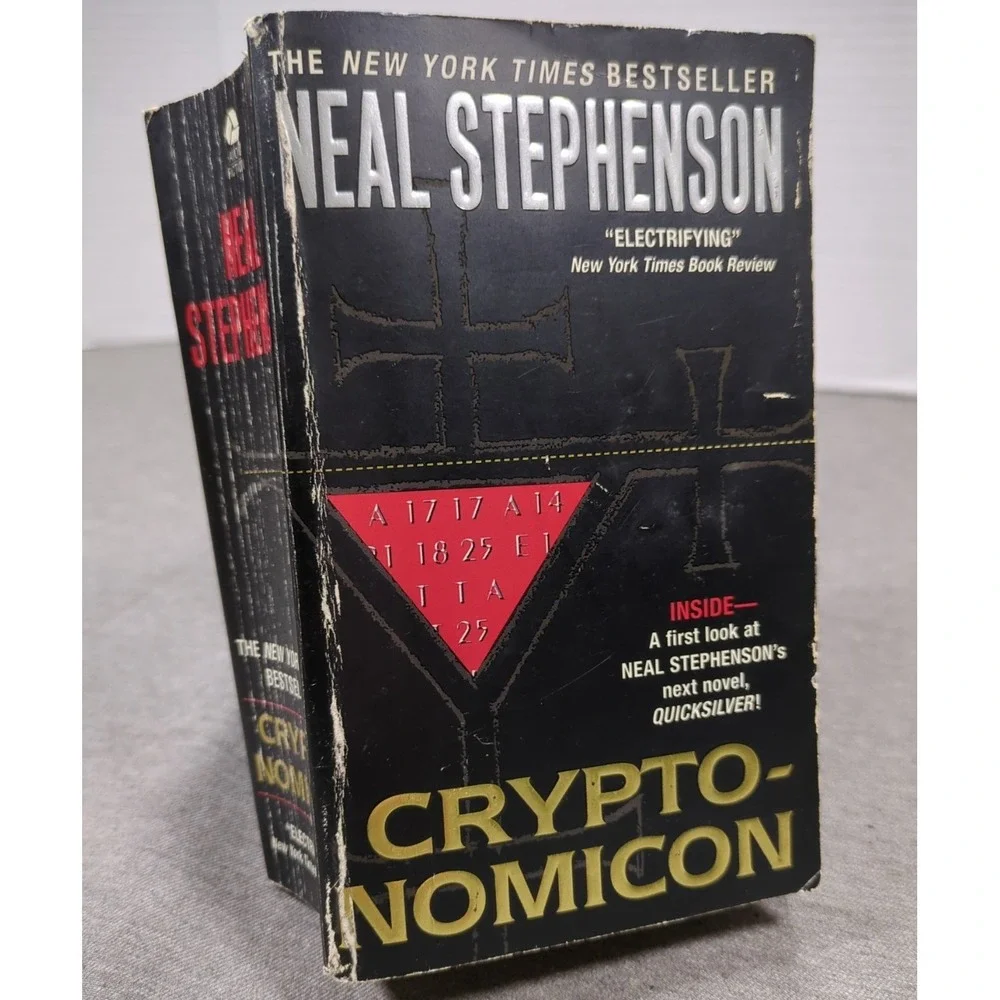 Cryptonomicon Neal Stephenson Frist Avon Books Paperback Edition Nov. 2002 VTG
